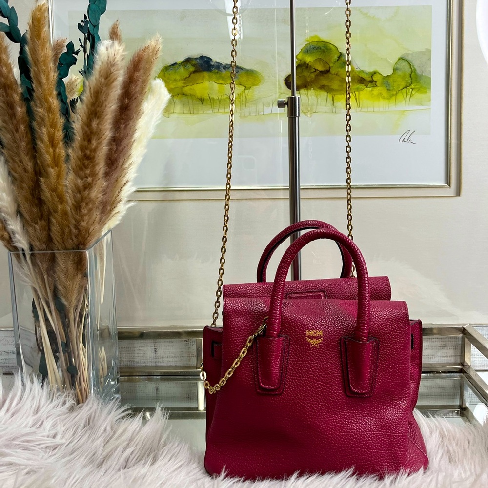 MCM Mini Milla Leather Bag